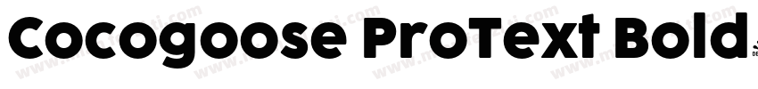 Cocogoose ProText Bold字体转换
